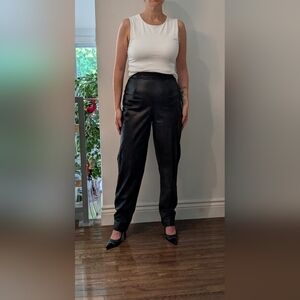Vintage Danier Genuine Leather Pants Women’s Size 6 High Rise Straight Leg